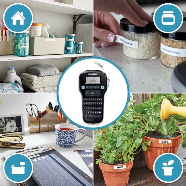 DYMO LabelManager 160 Value Pack med 3 D1-band 12 mm Qwerty (2181011)