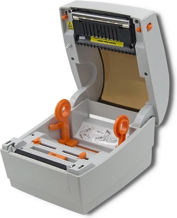 Qoltec 50243 Etiketprinter LTP-0243 | termisk | Høj hastighed | 203 dpi | USB | LAN