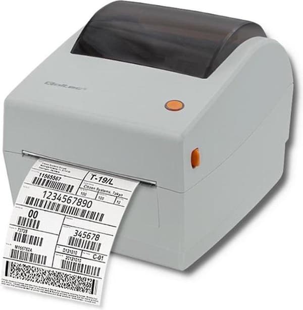 Qoltec 50243 Etiketprinter LTP-0243 | termisk | Høj hastighed | 203 dpi | USB | LAN