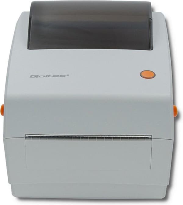 Qoltec 50243 Etiketprinter LTP-0243 | termisk | Høj hastighed | 203 dpi | USB | LAN
