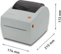 Miniatyrbillede 2 af 9: Qoltec 50243 Etiketprinter LTP-0243 | termisk | Høj hastighed | 203 dpi | USB | LAN