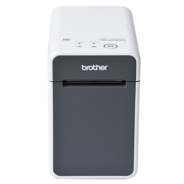 Etikettskrivare - Brother - TD-2135N - Svart och vit - Direkt termisk - 300 dpi Grå, Vit