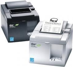 Star Micronics, TSP143IIIBI2-230 EU + UK Ultra White, 80 mm brett papper, 24VDC intern strömförsörjning, Cutter, Bluetooth Interface, Ultra White, EU