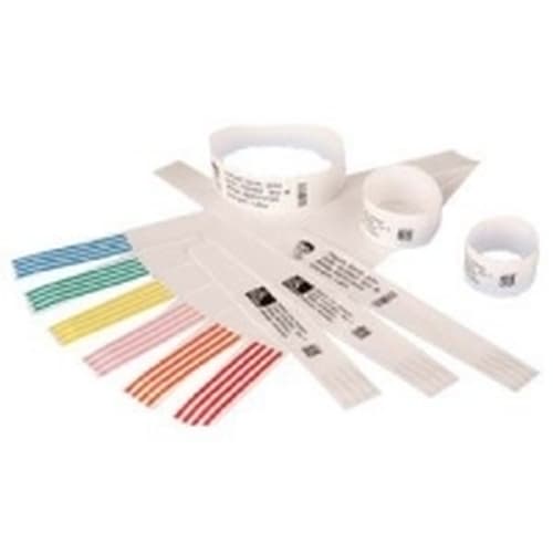 Wristband, Polypropylene, 1x7in (25.4x177.8mm); Direct Thermal, Z-Band Direct, Adhesive closure, Cartridge, 300/roll, 6/box
