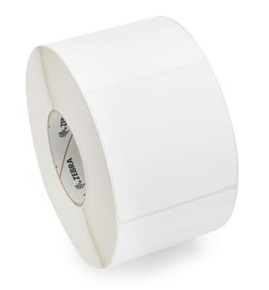 Label, Paper, 101.6x50.8mm; Direct Thermal, Z-Select 2000D, Coated, Permanent Adhesive, 19mm Core, Perforation and Black Mark