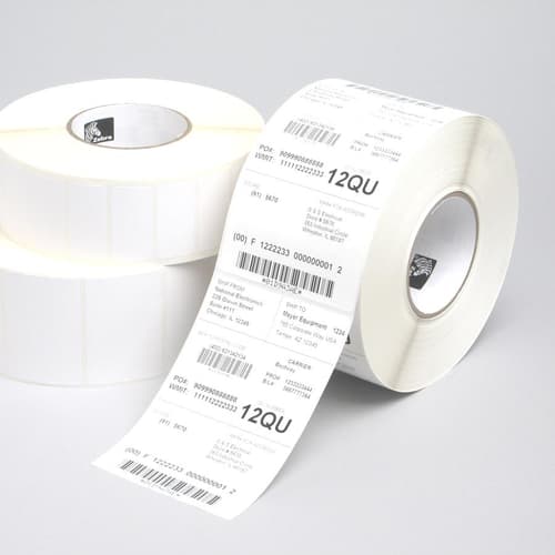 Label, Paper, 102x203mm; Thermal Transfer, Z-Perform 1000T, Uncoated, Permanent Adhesive, 76mm Core