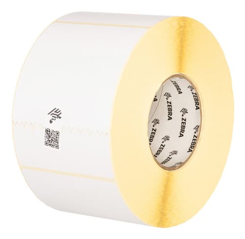 Label, Paper, 102x102mm; Direct Thermal, Z-Select 2000D, Coated, Permanent Adhesive, 76mm Core