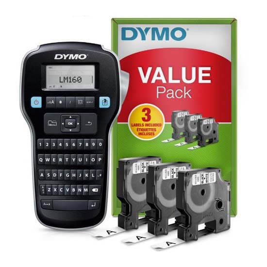 Dymo Etikettör Manager 160 Pack Silver Svart