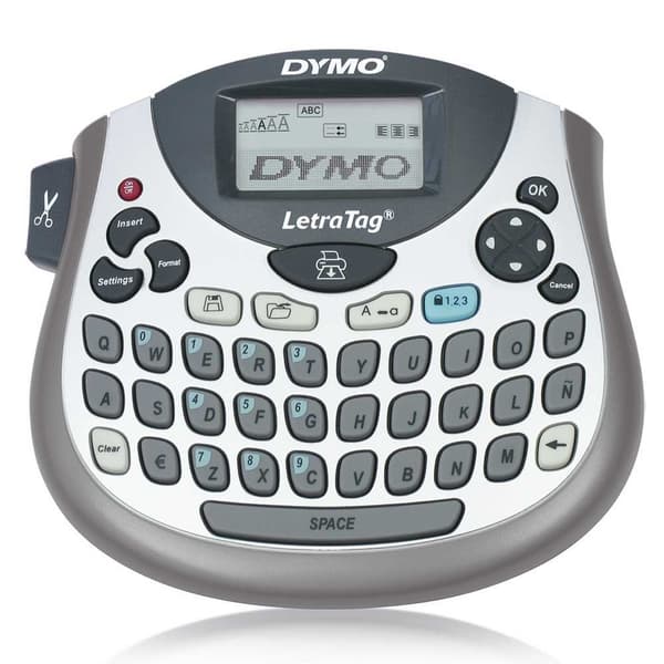 Dymo Etiketter Letratag Lt100-t Søvfarvet Grå
