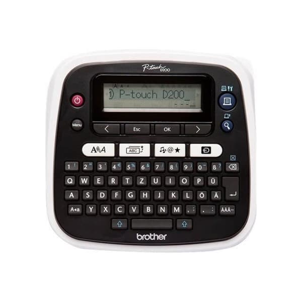Etikettmaskin - Brother - PT-D200BWVP - Monokrom - Termisk överföring - 180 dpi