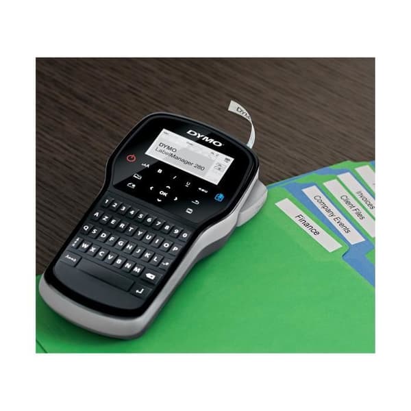 DYMO LabelManager 280, Etikettmaskin för termiska etiketter, AZERTY-tangentbord (EU)