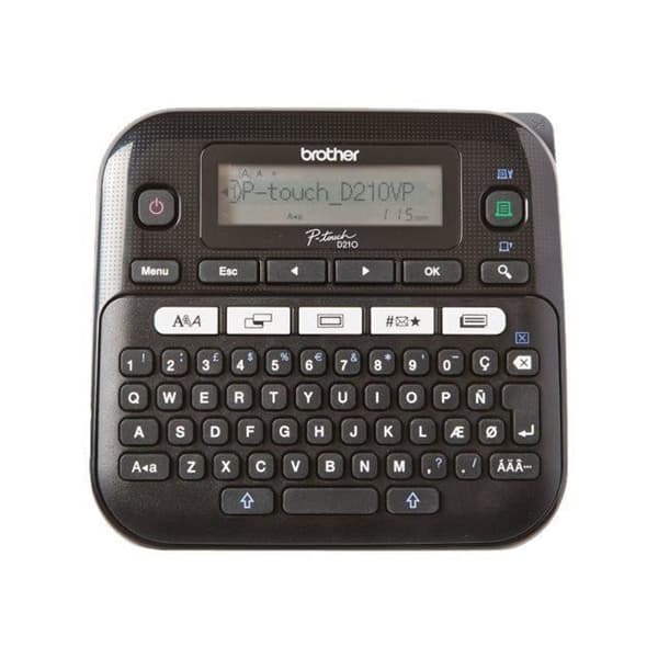 Etikettmaskin - Brother - P-Touch PT-D210VP - Monokrom - 180 dpi - 20 mm/sek