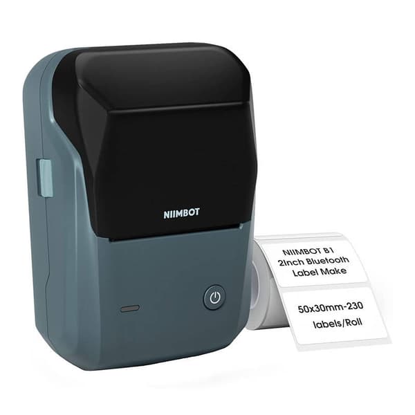Niimbot B1 trådløs etiketprinter (LakeBlue)