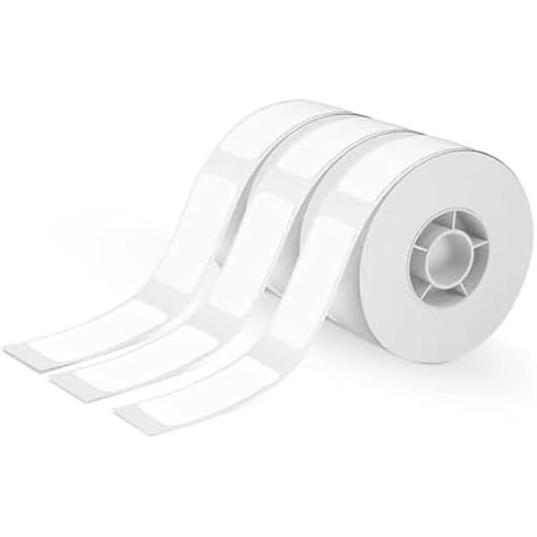 Etikettrulle - EDM - 07796 - Vitt papper - 3 enheter - Termisk skrivare
