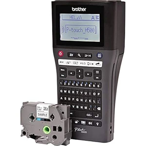 Etikettmaskin - BROTHER - P-Touch H500 - QWERTZ-tangentbord - USB-gränssnitt - Färg Svart