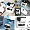 Miniatyrbild 3 av 4: INN Etikettskrivare M220 Mini Bluetooth Etikettmaskin Självhäftande termisk bärbar skrivare kompatibel med OS och Android