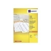 Avery - Paper Permanent adress/leveransetiketter - Vit - A4 (210 x 297 mm) 100 etikett(er) (100 ark x 1) (DP001-100.FR)
