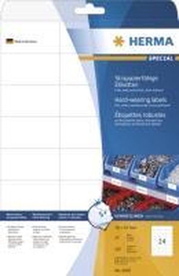 Herma folieetiketter 70X37 25 ark DIN A4 600 stk 4695
