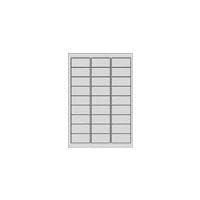 Avery Anti-tamper Label - Ikke-aftagelige polymeretiketter - hvid - 29,6 x 63,5 mm - 540 stk. (20 ark x 27) - (L6114-20)