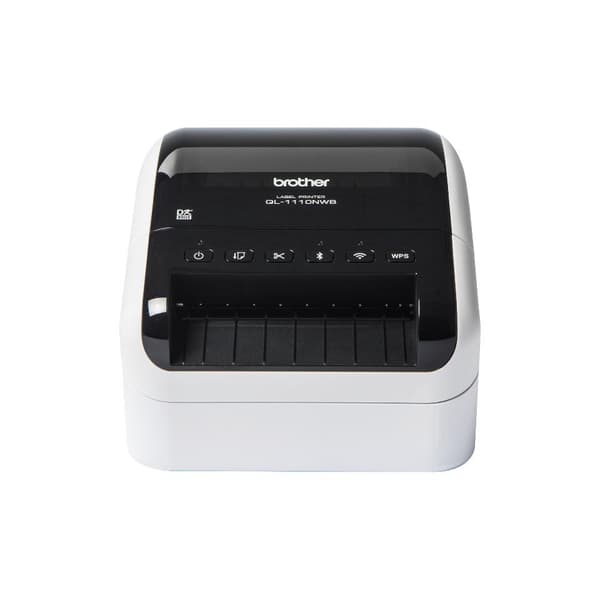 Brother QL-1110NWBc - etiketprinter - direkte termisk - rulle (10,36 cm) - 300 x 300 dpi - op til 68 etiketter/min. - USB, LAN, Wi-Fi(n), Bluetooth 5.