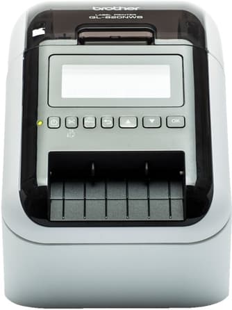 Brother QL-820NWBC Labelprinter Direct Heat Color 300 x 600 DPI Kablet og trådløs DK (QL820NWBCZG1) Sort, Hvid