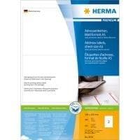 HERMA Special - Selvklæbende adresselabels (mat) - hvid - 148 x 105 mm 800 label(s) (400 ark x 2) (8691)