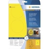 HERMA Special - Självhäftande, väderbeständiga, matta filmetiketter för utomhusbruk - Gul - 85 x 85 mm 150 etikett(er) (25 ark x 6) (8035)