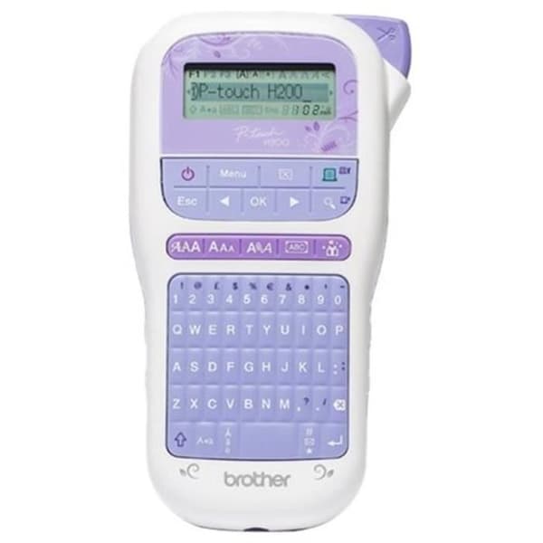 Bärbar och lekfull etikettmaskin BROTHER PT-H200 - Termisk överföring - Monokrom