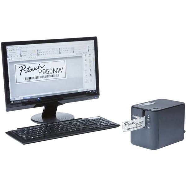 Etikettskrivare - Brother - P-Touch P950NW - 360 x 720 dpi - Wi-Fi - Bluetooth