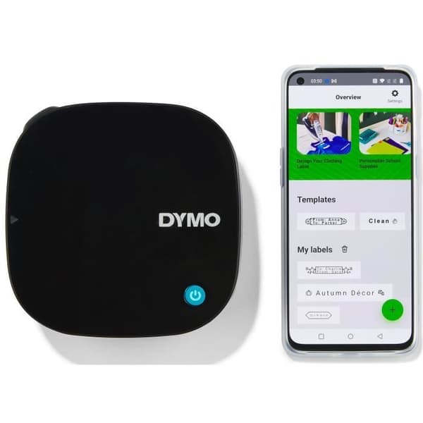 DYMO LetraTag 200B Compact Bluetooth Label Maker, snabb och enkel smartphone-märkning med trådlös teknik