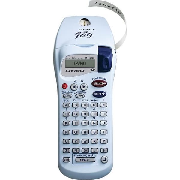 DYMO LetraTag XR handhållen etikettmaskin, bläckfri termisk skrivare, med ABC-tangentbord