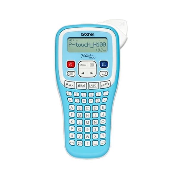 Titel - BROTHER - PT-H100LB - Hastighet 20 mm/sek - Upplösning 180 dpi - Band 12 mm Grå, Vit