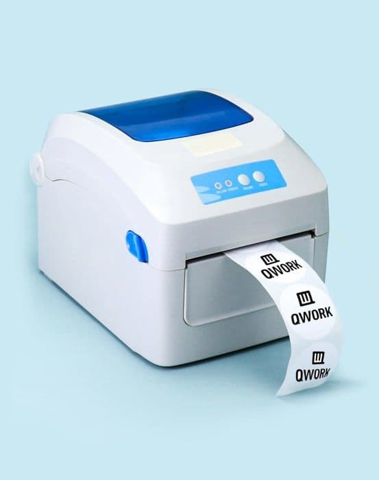 Qwork professionell etiketttillverkare - titrator - WD9300