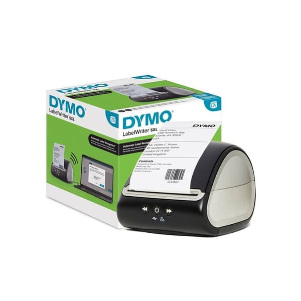 DYMO LabelWriter 5XL High-Speed Professional XL fraktetikettskrivare, bläckfri, etikettigenkänning