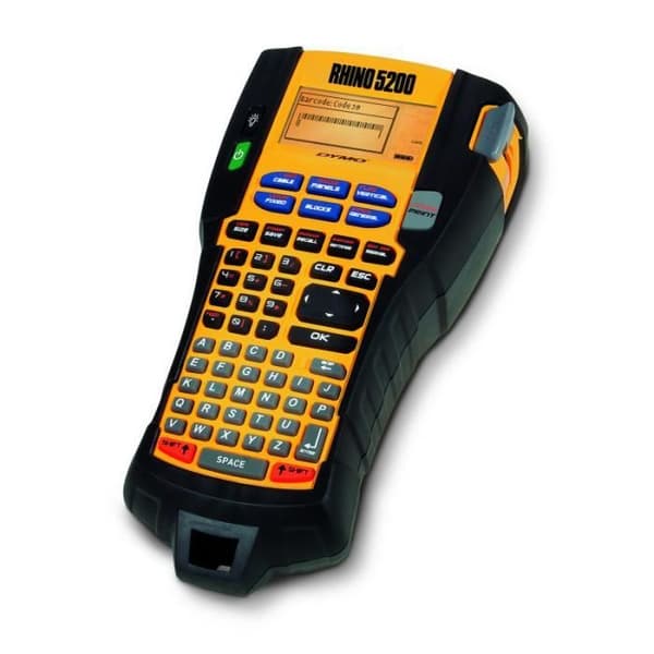 Etikettmaskin - DYMO - Rhino 5200 - Svart och vit - Termisk överföring - 1,9 cm rulle