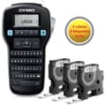 Miniatyrbild 1 av 4: DYMO LabelManager 160 (Pack), Bärbar etikettskrivare med 3 rullar D1 tejp, QWERTY-tangentbord