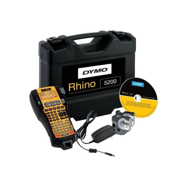 DYMO Rhino 5200 hårdfodralsats Monokrom termisk överföringsetikettskrivarrulle (0,75")