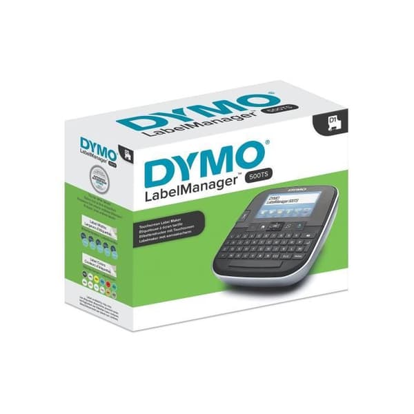 DYMO LabelManager 500TS, Etikettmaskin + USB-kabel + Uppladdningsbart batteri + laddare, QWERTY-tangentbord (EU)