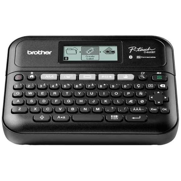 Etikettmaskin - Brother - PT-D460BT - Kompakt - Lättanvänd - TZ-band 3.5 till 18 mm Svart