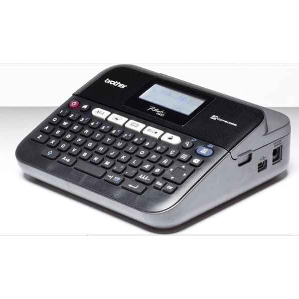 Etikettmaskin - Brother - P-Touch D450VP - Silver - Svart - 18 mm