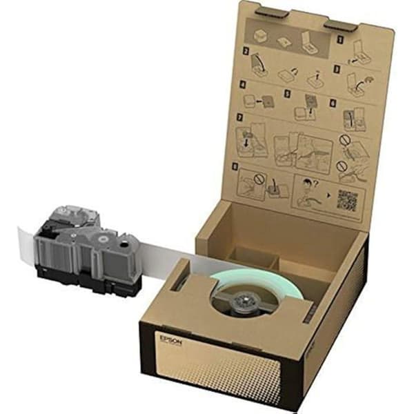 Vinyletiketter - EPSON - BR-VN12YB-E - Gul - 12 mm - 45 m