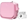 Miniatyrbillede 1 af 2: Etiketteprinter, Bluetooth-forbindelse, høj kvalitet sort-hvid printning,Pink Etikette Maker