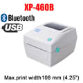 Pikkukuva 2 / 2: 4-tuumainen lämpötulostin, USB- ja Bluetooth-yhteys, 203 DPI -resoluutio,EU-pistoke, 460B Bluetooth