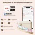 Miniatyrbild 2 av 4: Niimbot - H1S-W - H1S bärbar uppladdningsbar trådlös och Bluetooth termisk skrivare med kontinuerligt papper för etiketter