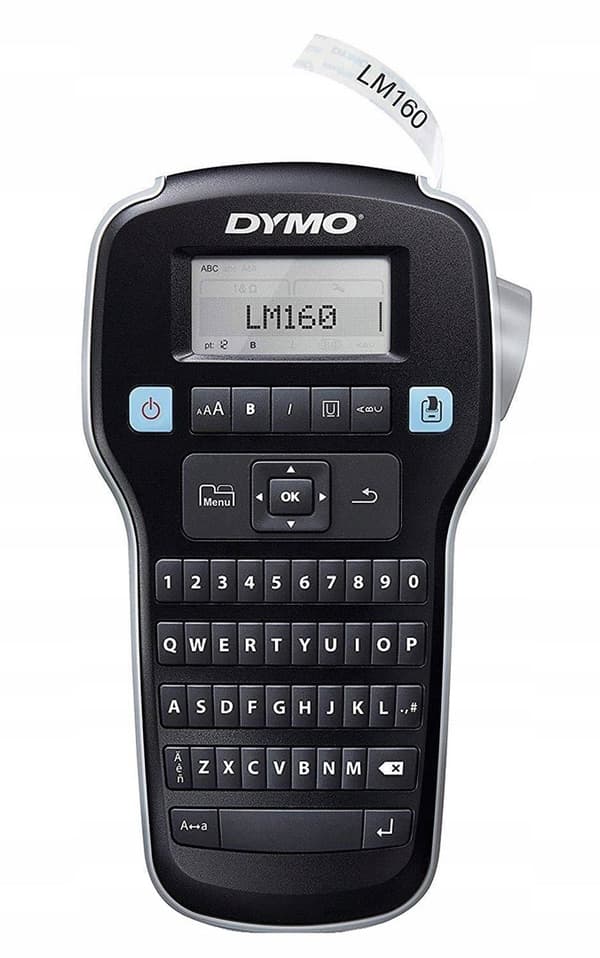 DYMO LabelManager DY LM 160 etikettskrivare Termisk bläckstråle 180 x 180 DPI 12 mm/sek D1 QWERTY