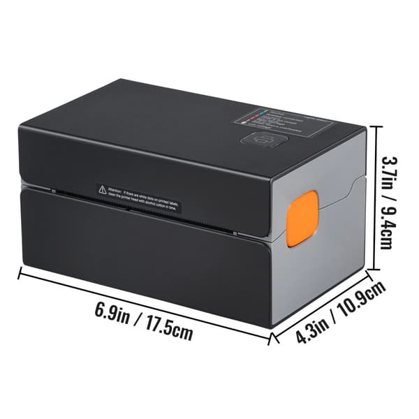 Lämpötulostin, Bluetooth- ja USB-yhteys, 150 mm/s tulostusnopeus,300dpi