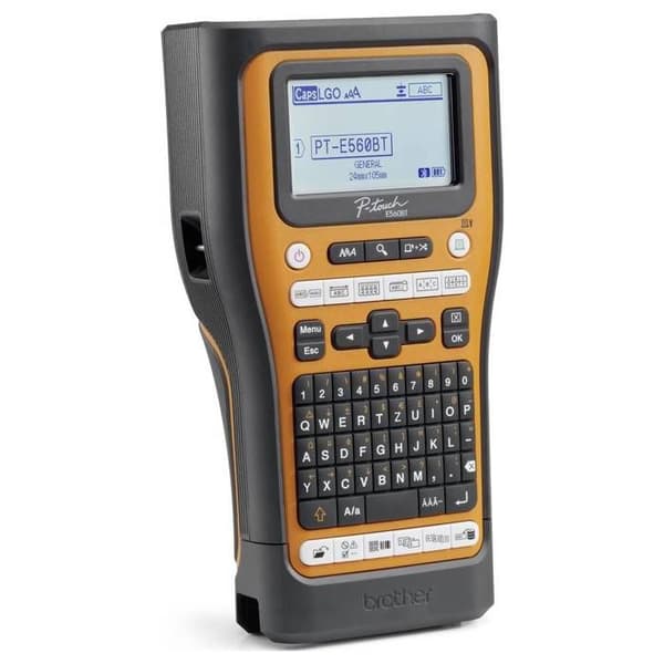 Brother P-Touch PT-E560BTVP Etikettmaskin lämplig för tejp: TZ, HSe 3,5 mm, 6 mm, 9 mm, 12 mm, 18 mm, 24 mm