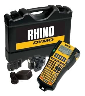 DYMO RhinoPRO 5200 märkmaskin, kit med väska musta, Keltainen