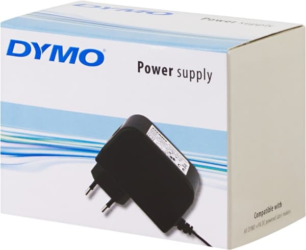 DYMO AC-adapter til Rhino, LabelManager mfl (44076) Sort