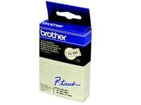 Tape BROTHER TZE541 18mm svart på blå